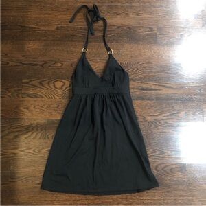Victoria's Secret Black Halter Mini Dress
